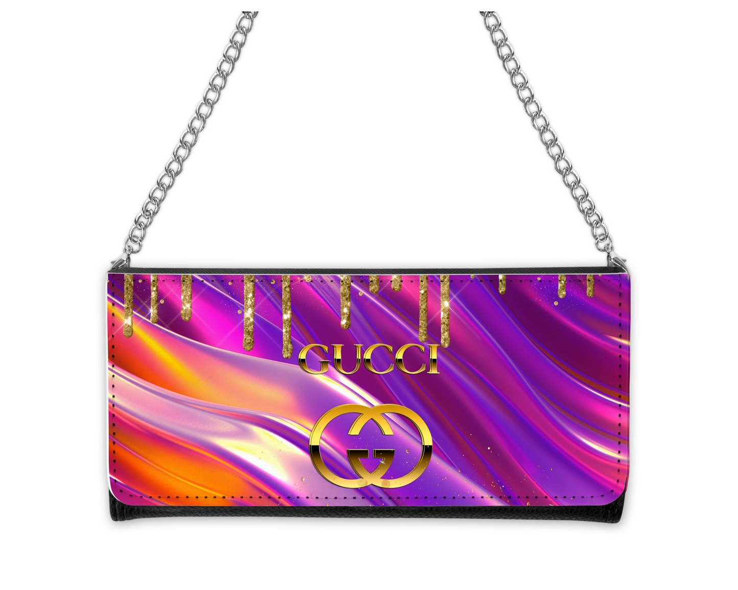 Pink and Purple Gucci Purse