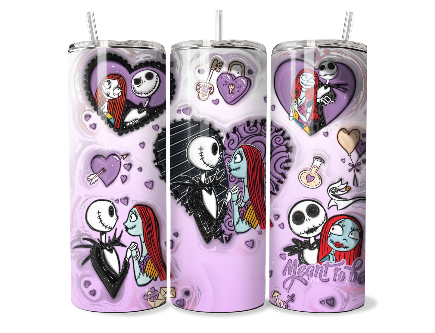 Night before Christmas Puff Tall Tumbler