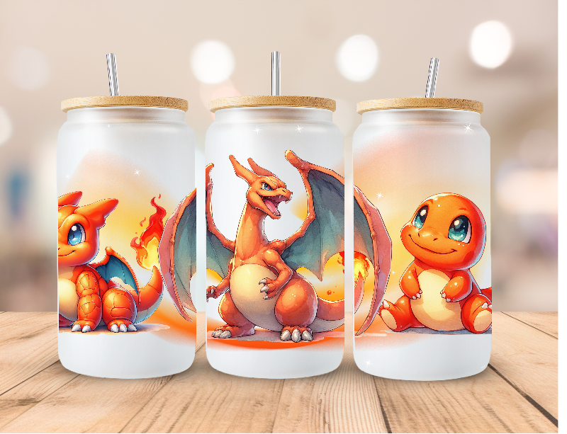 Charizard Themed Libbey Glass