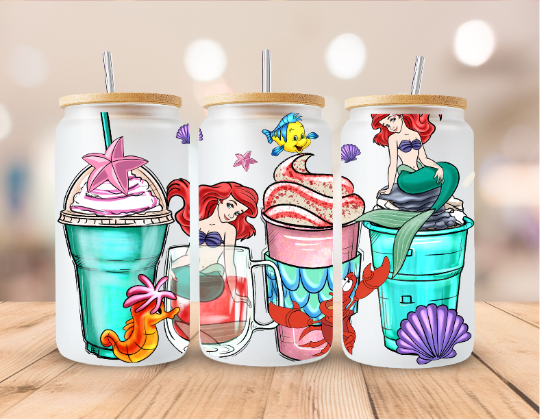 Little Mermaid Libbey Glass