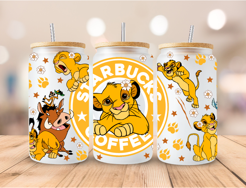Lion King Themed Libbey Glass