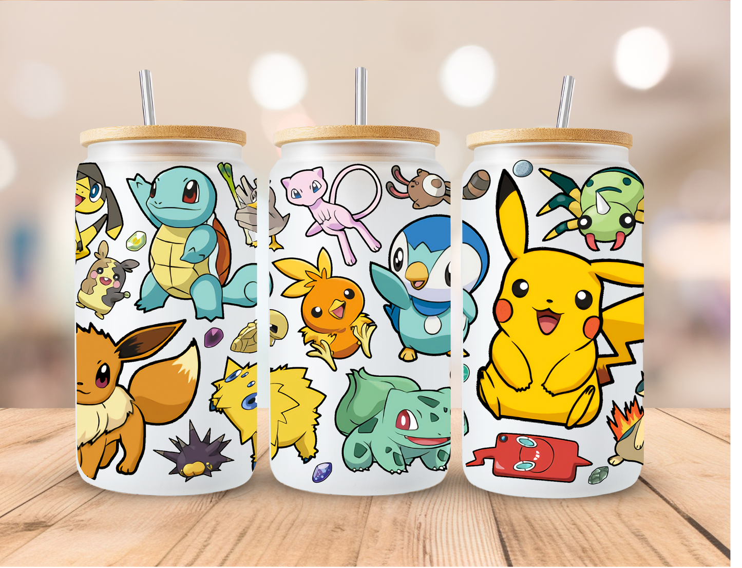 Pokemon Themed Libbey Glass