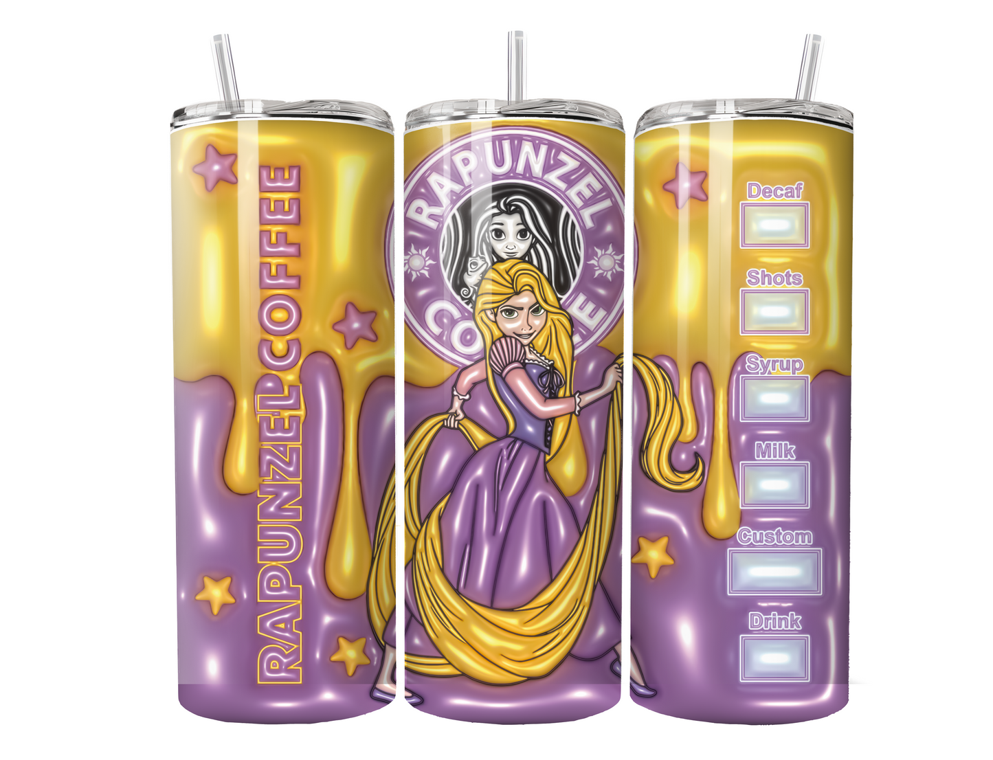 Rapunzel Inflated Tumbler
