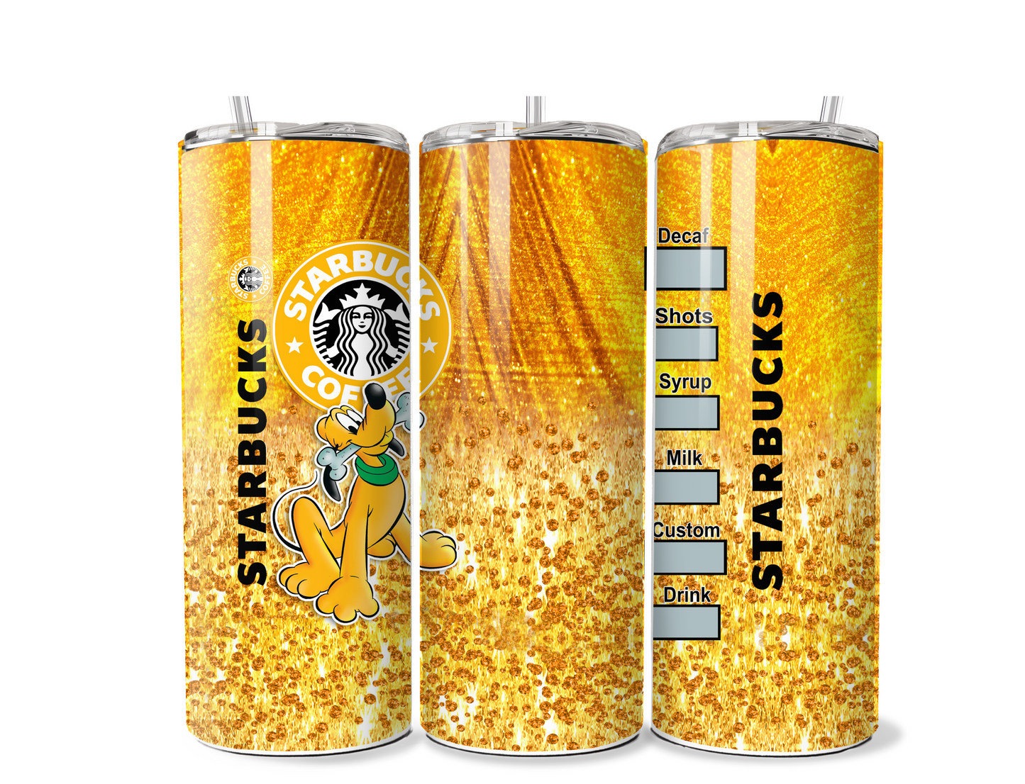 Pluto Themed Tumbler