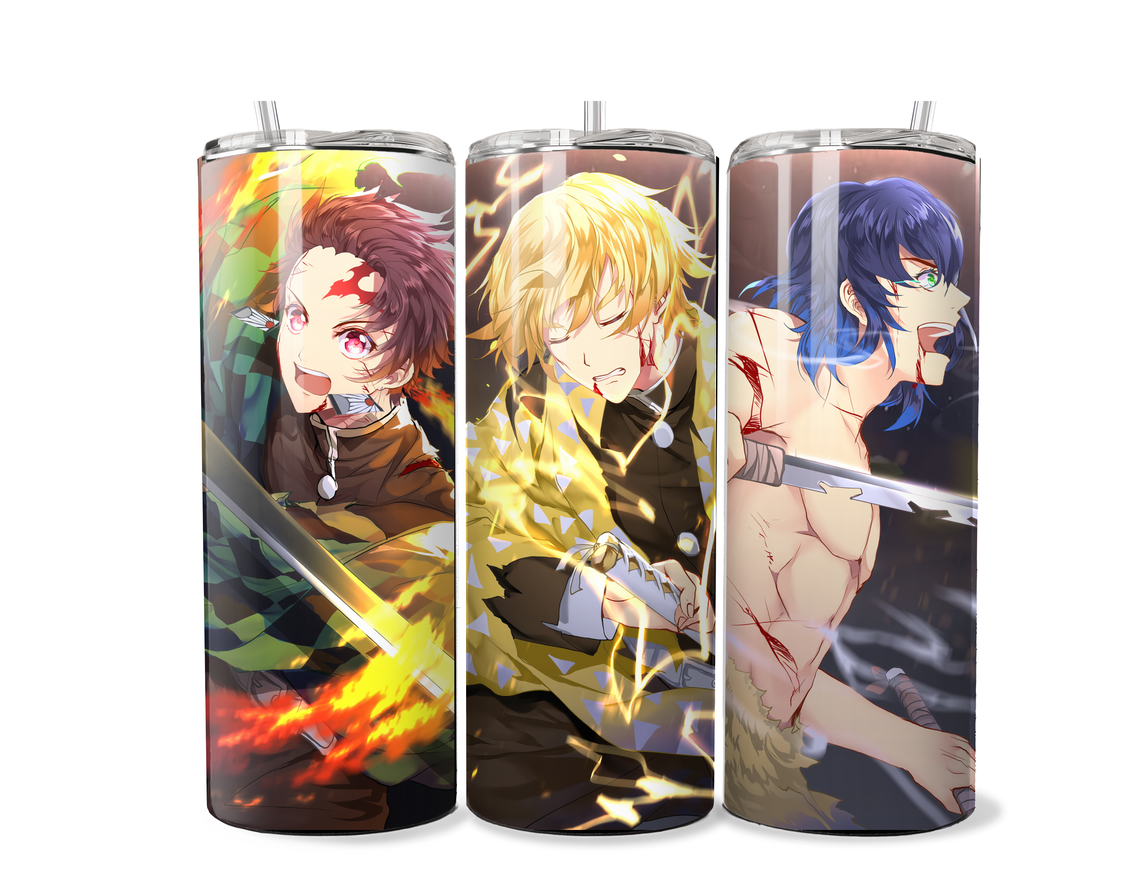 Demon Slayer 3 Panel  Tumbler